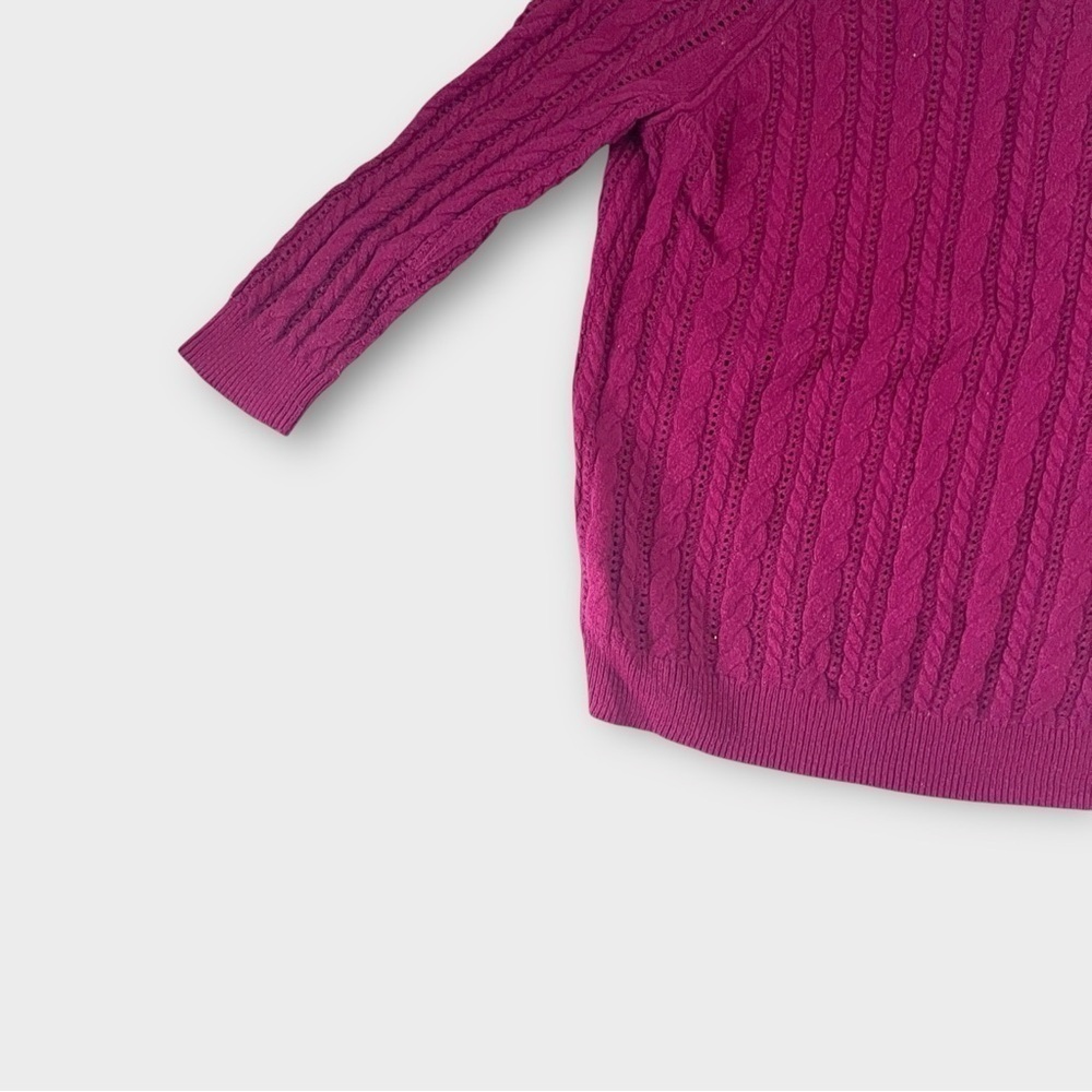 American Eagle Outfitters Cable Knit Sweater Sz XS - Picture 5 of 11